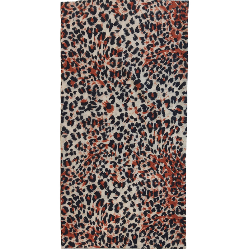 Bandana Animal Print Leopardo Terras y Negro