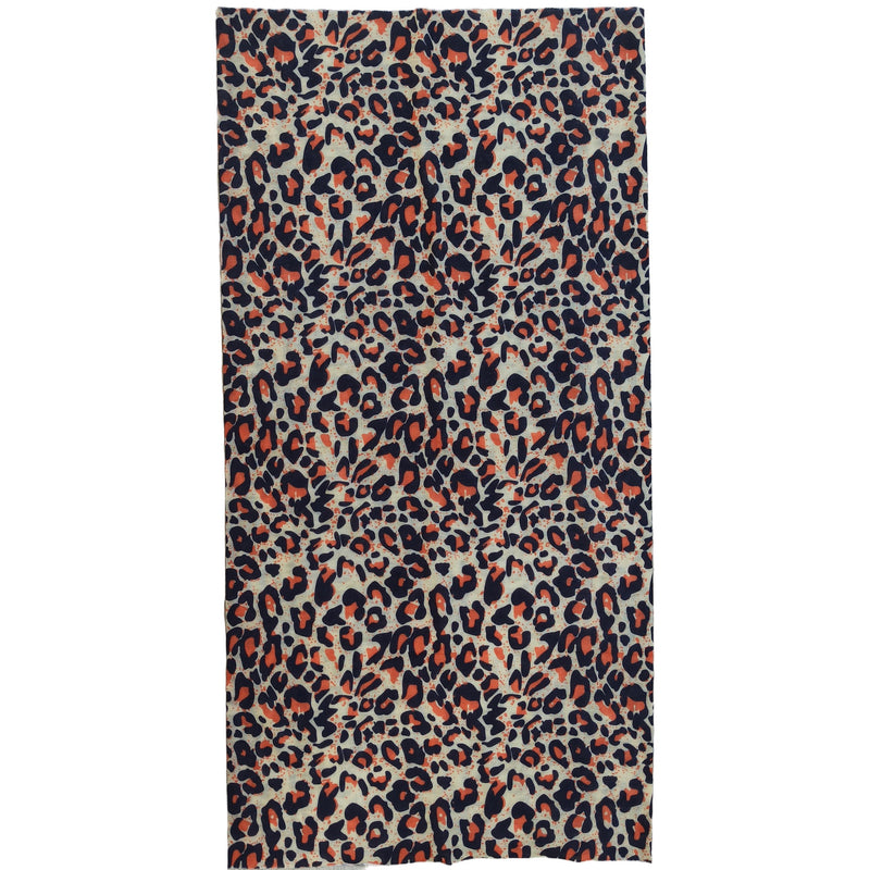 Bandana Animal Print Leopardo Clásico Beige y Negro