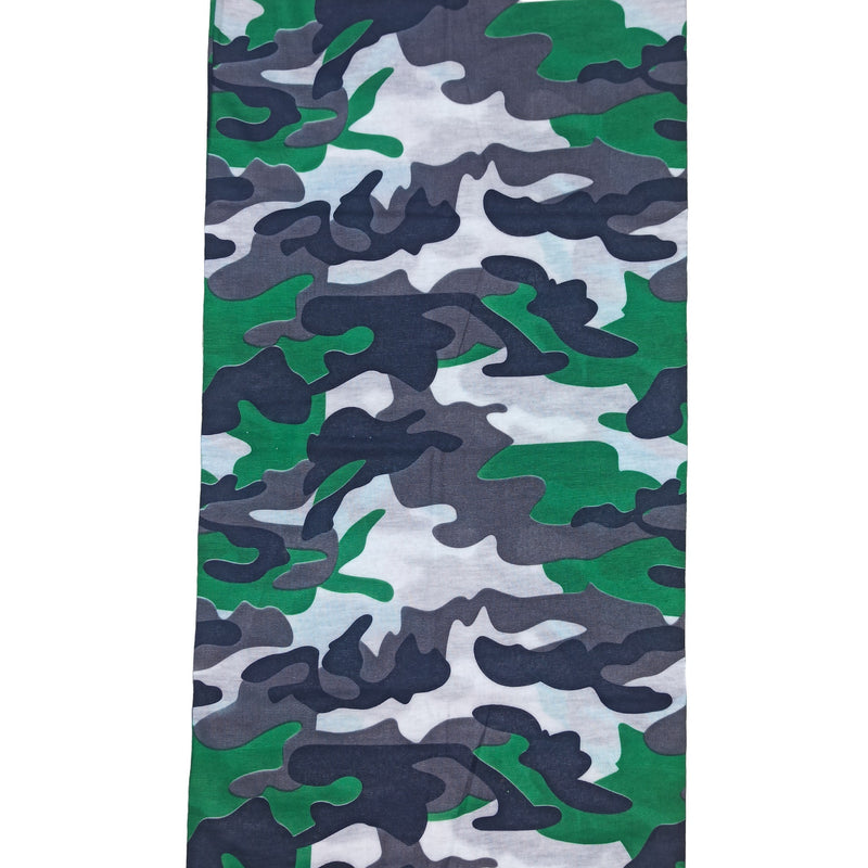 Bandana Camuflado Verde Militar y Gris