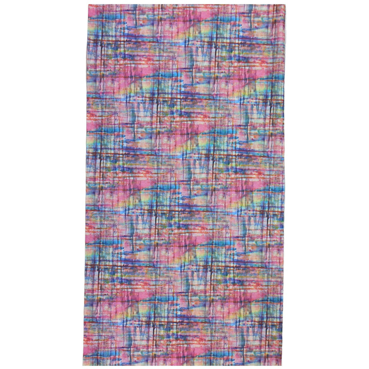 BANDANA TEJIDO TRAMADO ABSTRACTO MULTICOLOR ROSA