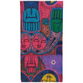 BANDANA ARTE MÍSTICO MANO DE FÁTIMA Y SIMBOLOS PSICODÉLICOS