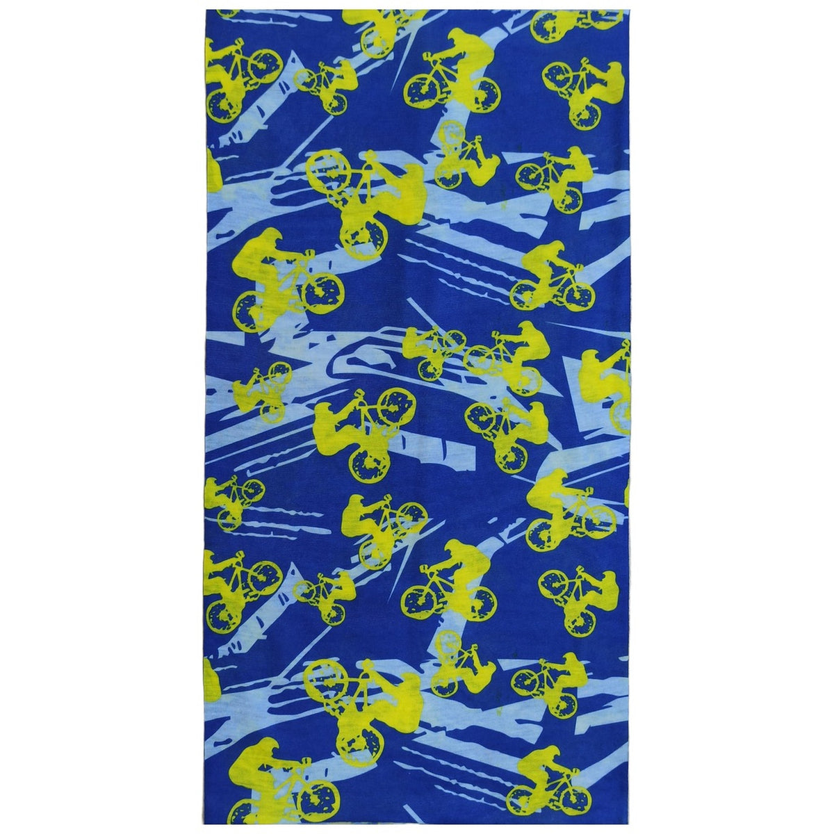 BANDANA CICLISMO MTB AMARILLO Y AZUL
