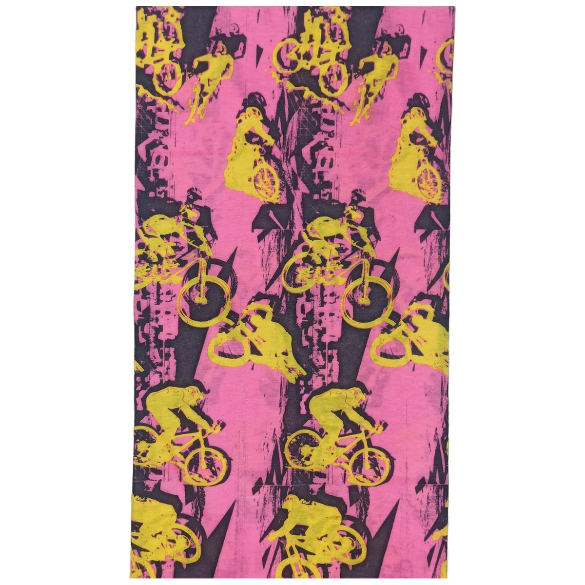 BANDANA CICLISMO MTB ROSA Y NEGRO