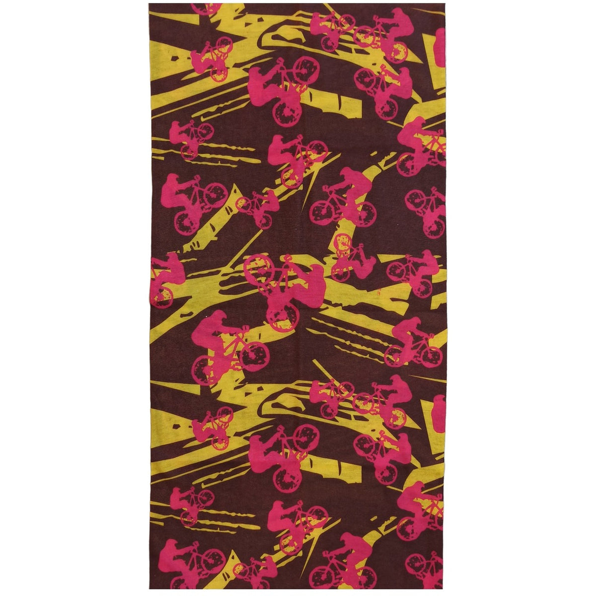 BANDANA CICLISMO MTB ROSA Y MARRÓN