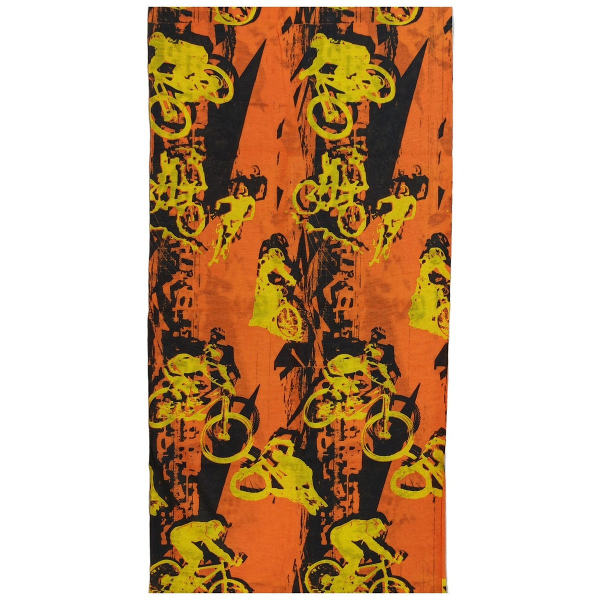 BANDANA CICLISMO MTB AMARILLO Y NARANJA