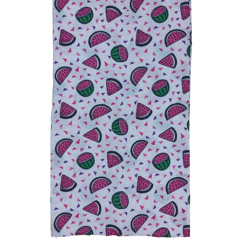 Bandana Frutal de Sandías Blanco