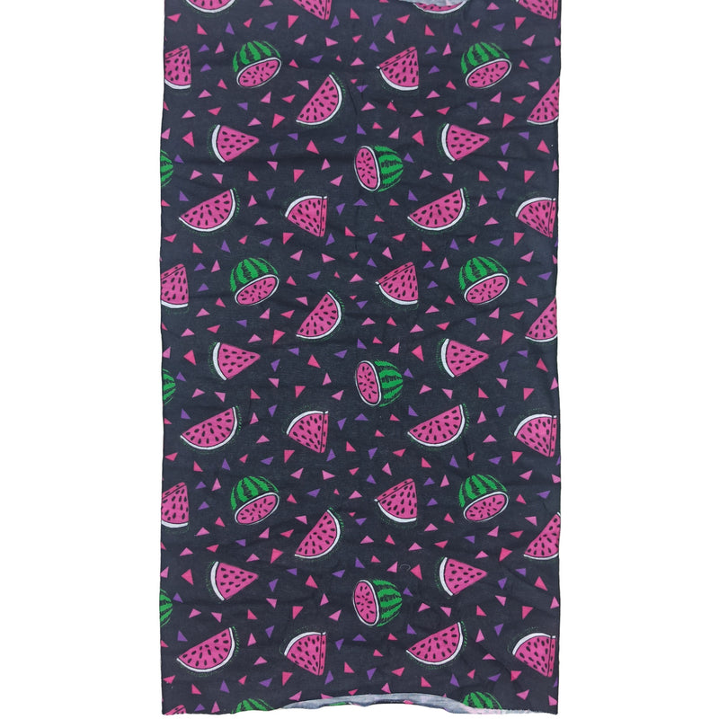 Bandana Frutal de Sandías Negro