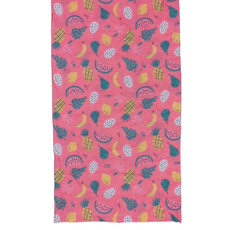Bandana Frutal Tropical Rosa