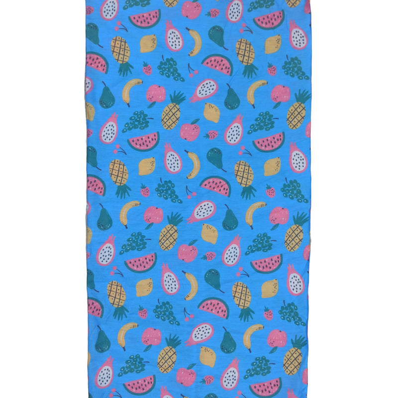 Bandana Frutal Tropical Azul Cielo