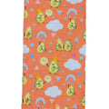 Bandana Frutal de Aguacates Kawaii Naranja