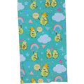 Bandana Frutal de Aguacates Kawaii Verde Agua