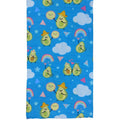 Bandana Frutal de Aguacates Kawaii Azul Cielo