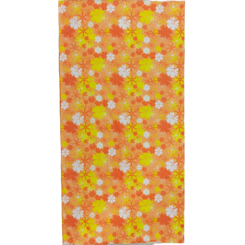 Bandana Naturaleza Flores Silvestres Naranja y Amarillo