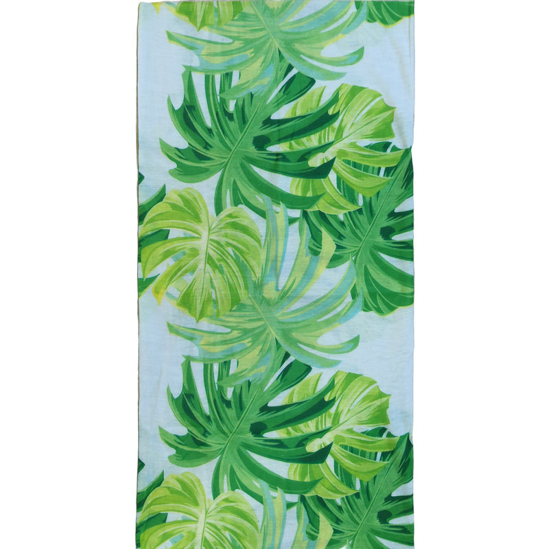Bandana Naturaleza Hojas Tropicales Monstera Verde