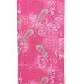 Bandana Paisley Estilo Boho Rosa y Verde