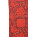 Bandana Paisley Cuadros Boho Rojo Oscuro