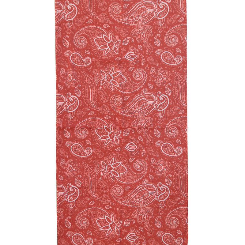 Bandana Paisley Patrón Floral Cobrizo