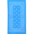 Bandana Paisley Tradicional Azul Celeste