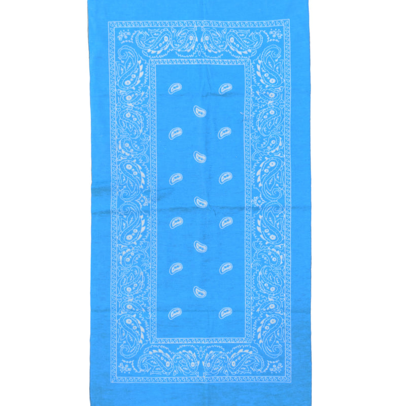 Bandana Paisley Tradicional Azul Celeste