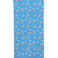 Bandana Paisley Patrón Vibrante Azul Celeste
