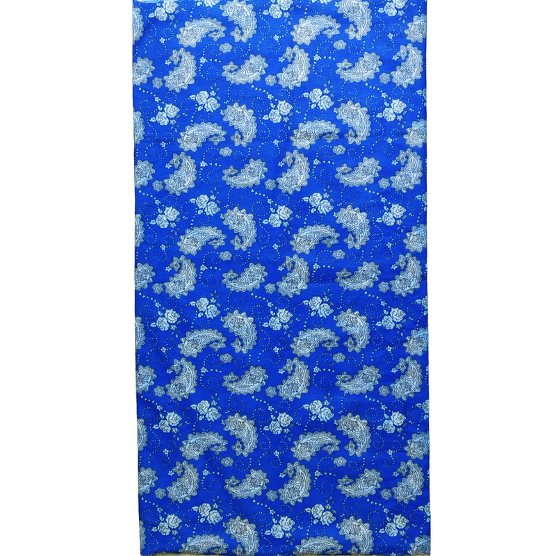 Bandana Paisley Patrón Vibrante Azul
