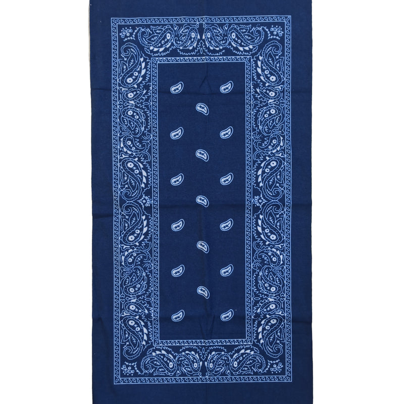Bandana Paisley Tradicional Azul Marino