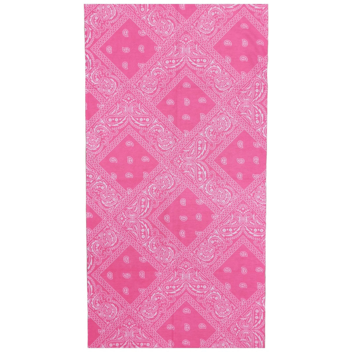 BANDANA PAISLEY PATRÓN CUADROS FUCSIA / ROSA