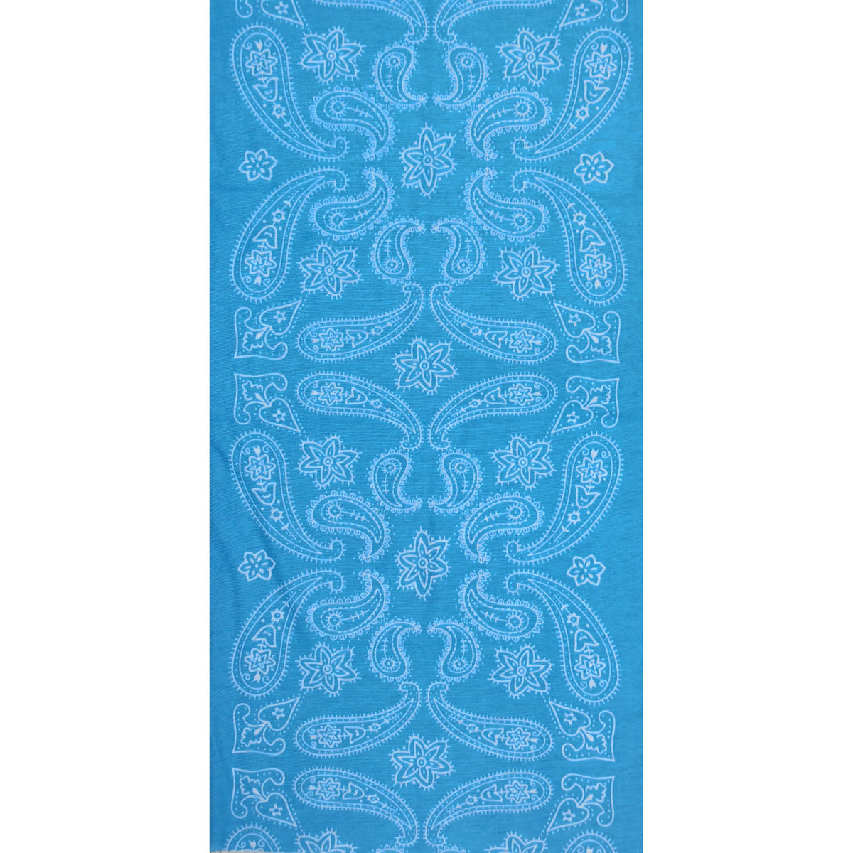 BANDANA PAISLEY TRAMA INFINITA AZUL CELESTE