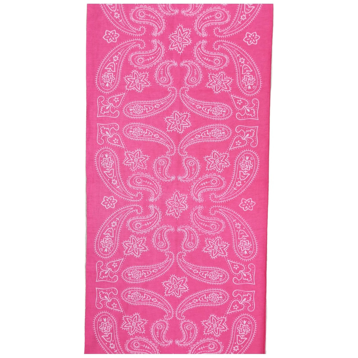 BANDANA PAISLEY TRAMA INFINITA FUCSIA