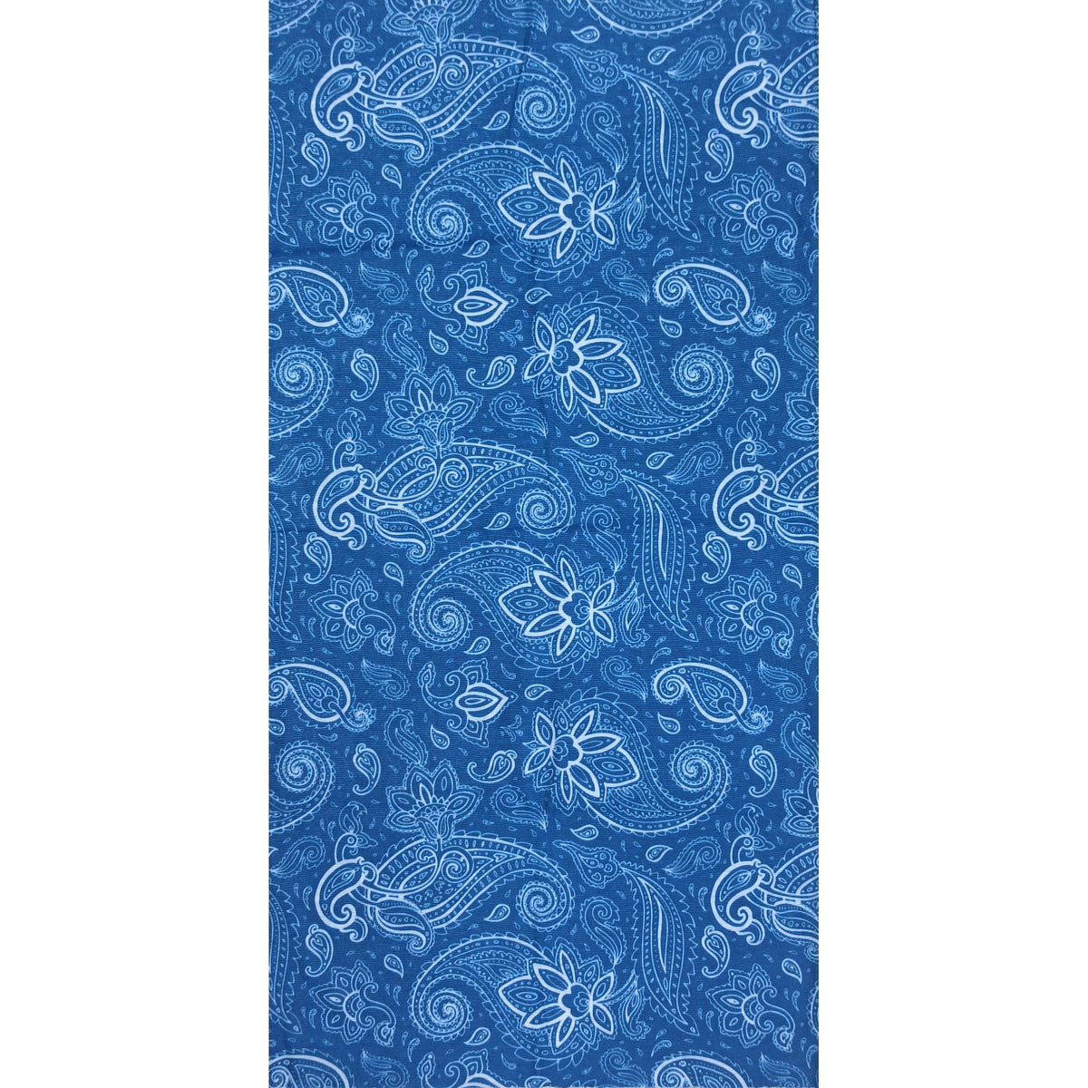 BANDANA PAISLEY PATRÓN FLORAL AZUL MARINO