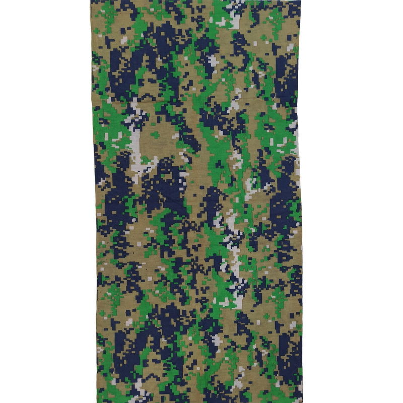 Bandana Pixelado Verde y Verde Oliva