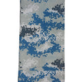 Bandana Pixelado Azul Acero y Gris