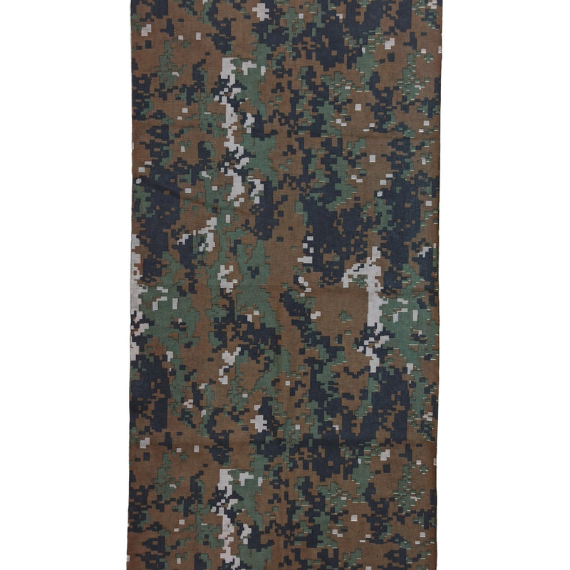 Bandana Pixelado Marrón y Bosque