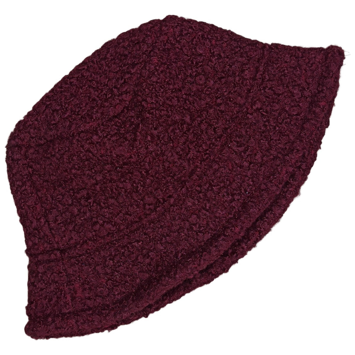 GORRO BUCKET CORDERO GUINDA
