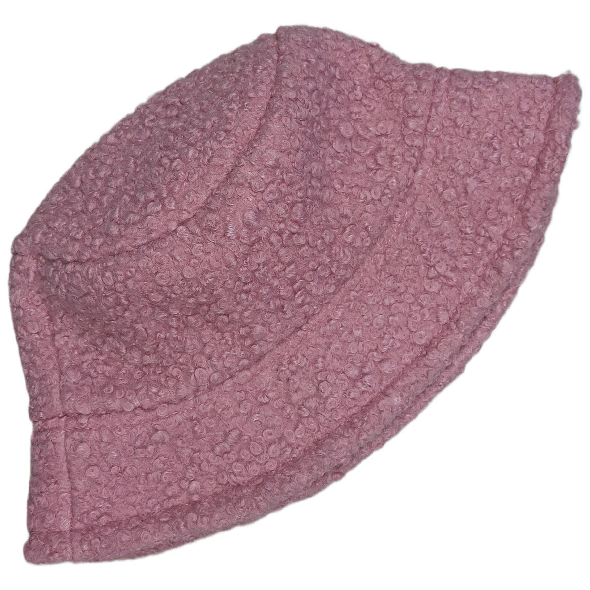 GORRO BUCKET CORDERO ROSA PIEL