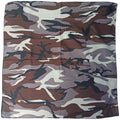 Pañoleta Alegonz Store camuflado marron/marron militar, familia camuflados, tela suave y liviana.