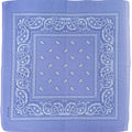Pañoleta Alegonz Store paisley color lila, familia paisleys, tela suave y liviana.