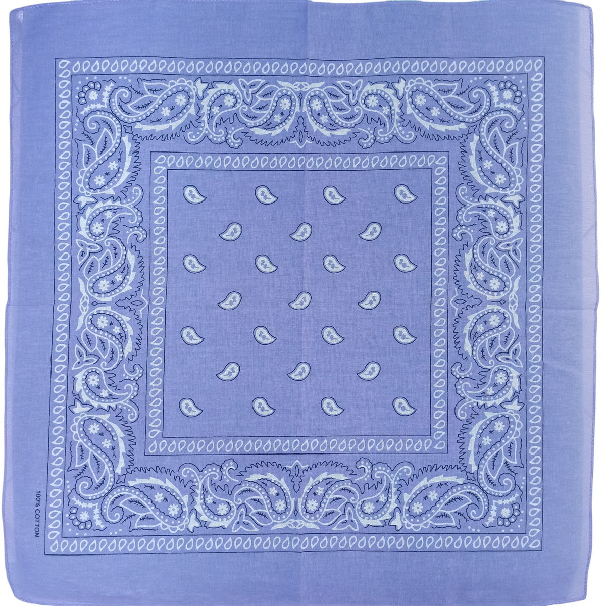 Pañoleta Alegonz Store paisley color lila, familia paisleys, tela suave y liviana.