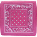 Pañoleta Alegonz Store paisley color fucsia, familia paisleys, tela suave y liviana.