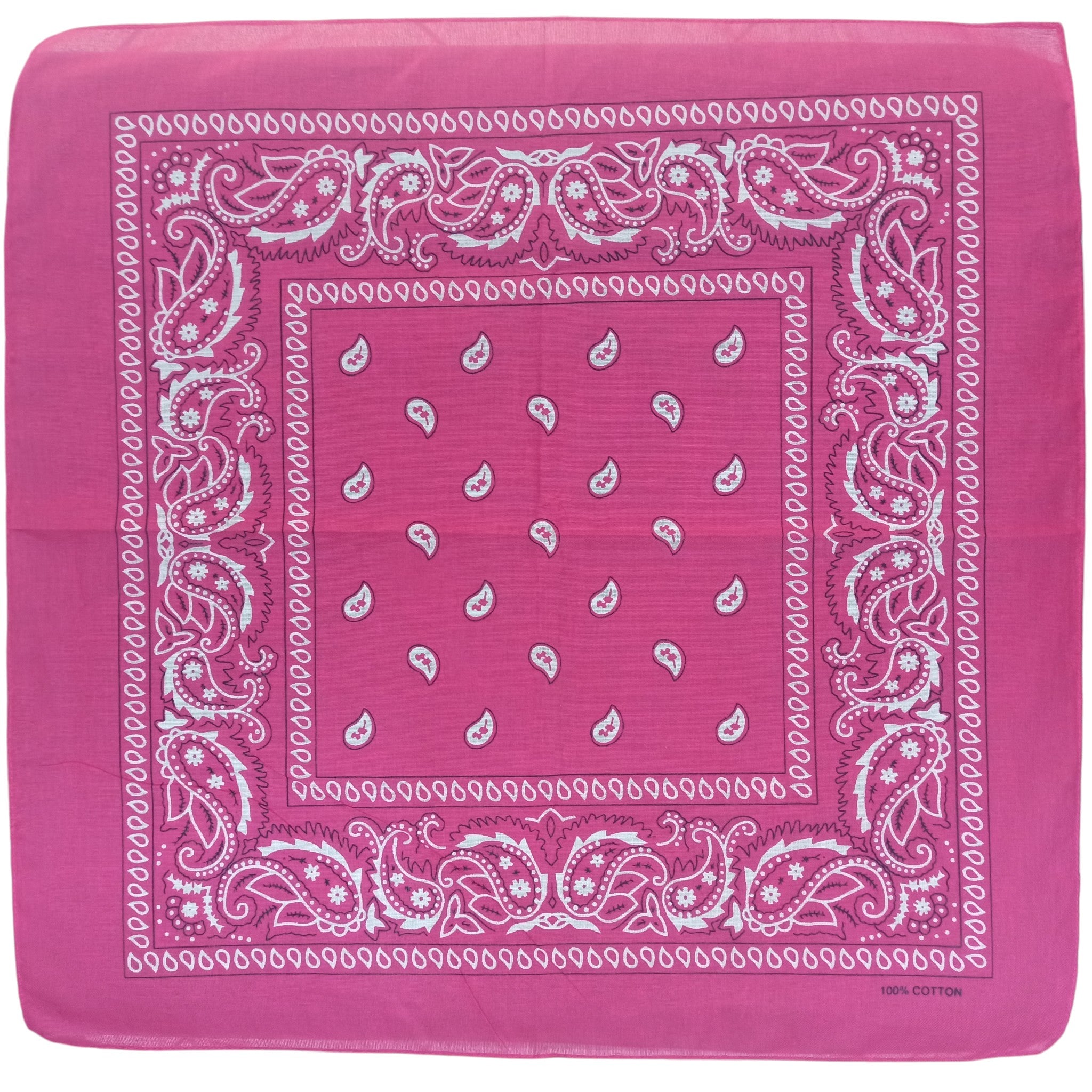 Pañoleta Alegonz Store paisley color fucsia, familia paisleys, tela suave y liviana.