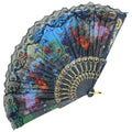 ABANICO NEGRO CON ENCAJE FLORAL 8