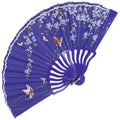 ABANICO ORIENTAL MARIPOSAS MORADO 2