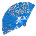 Alegonz Store - Abanico Oriental Floral Azul 1
