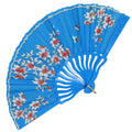 Alegonz Store - Abanico Oriental Floral Azul 2