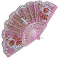 Alegonz Store - Abanico Oriental Pavo Real Rosa