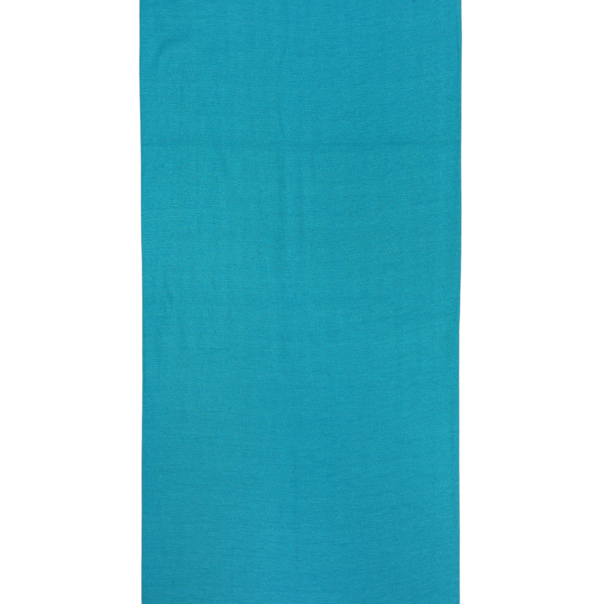 Bandana Alegonz Store de color agua marina liso, accesorio versátil de tela suave para uso diario.