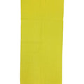 Bandana Alegonz Store de color amarillo liso, accesorio versátil de tela suave para uso diario.