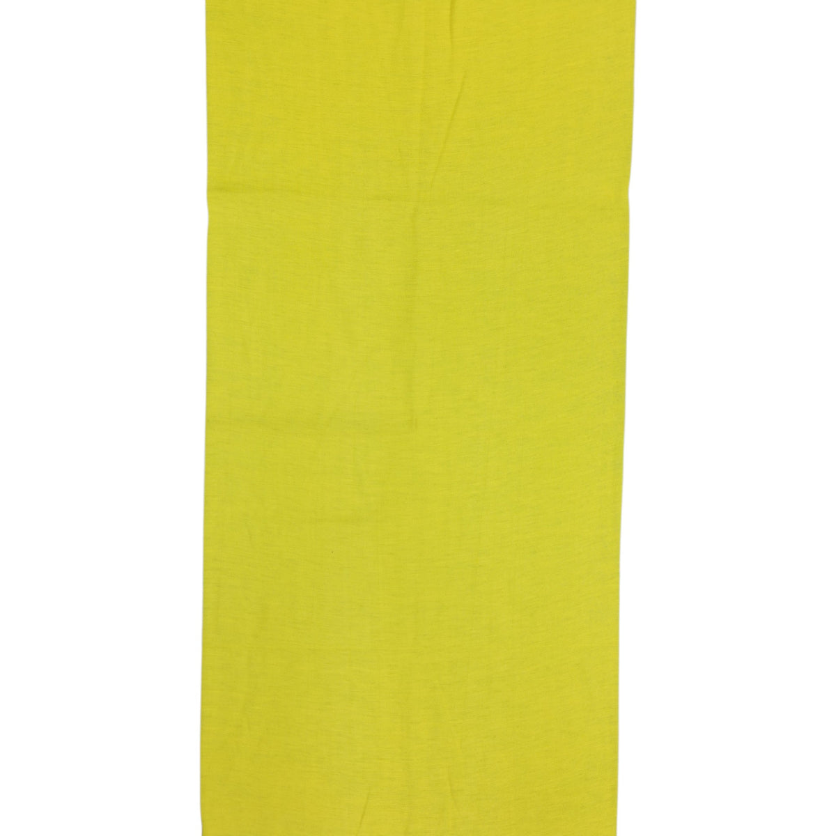 Bandana Alegonz Store de color amarillo liso, accesorio versátil de tela suave para uso diario.