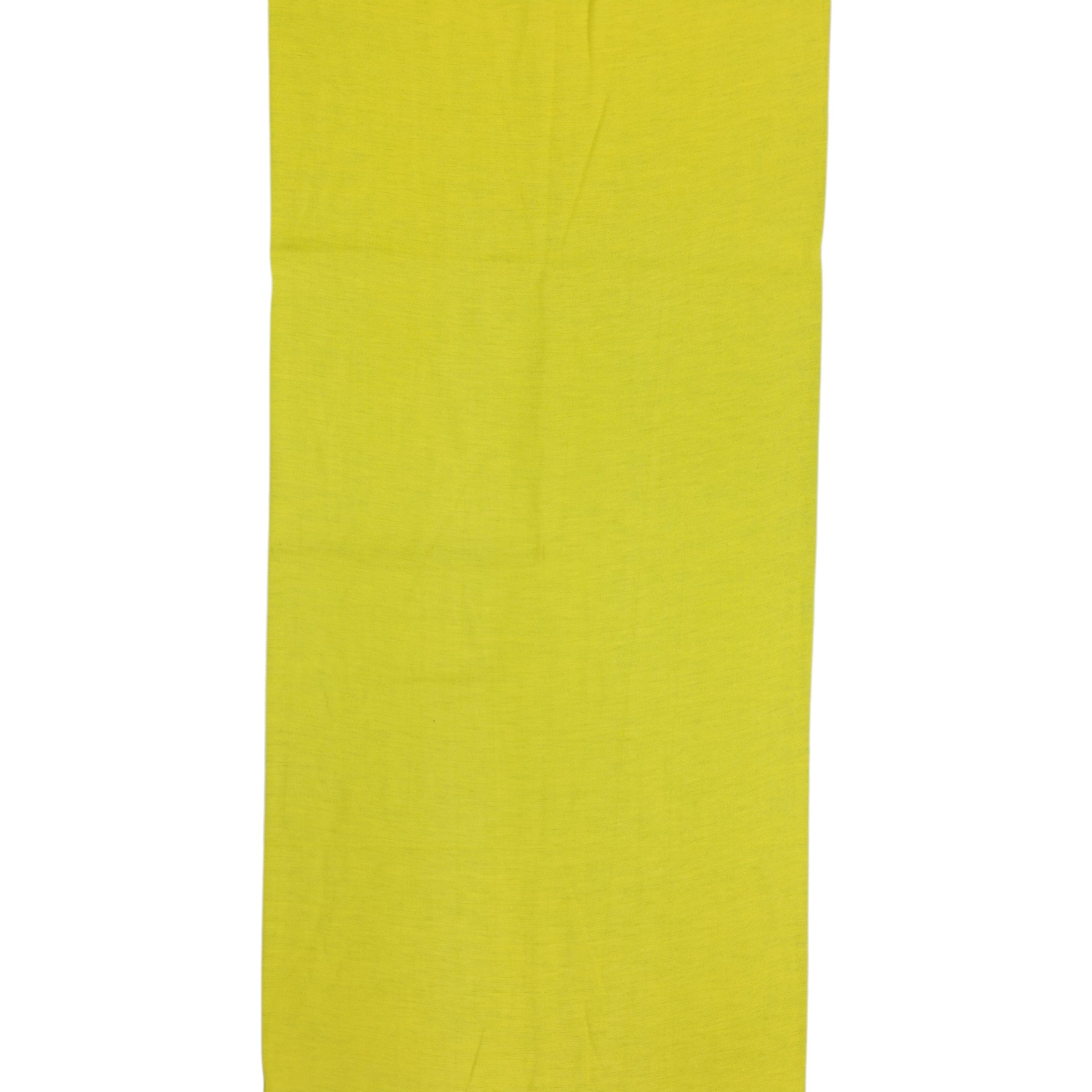 Bandana Alegonz Store de color amarillo liso, accesorio versátil de tela suave para uso diario.