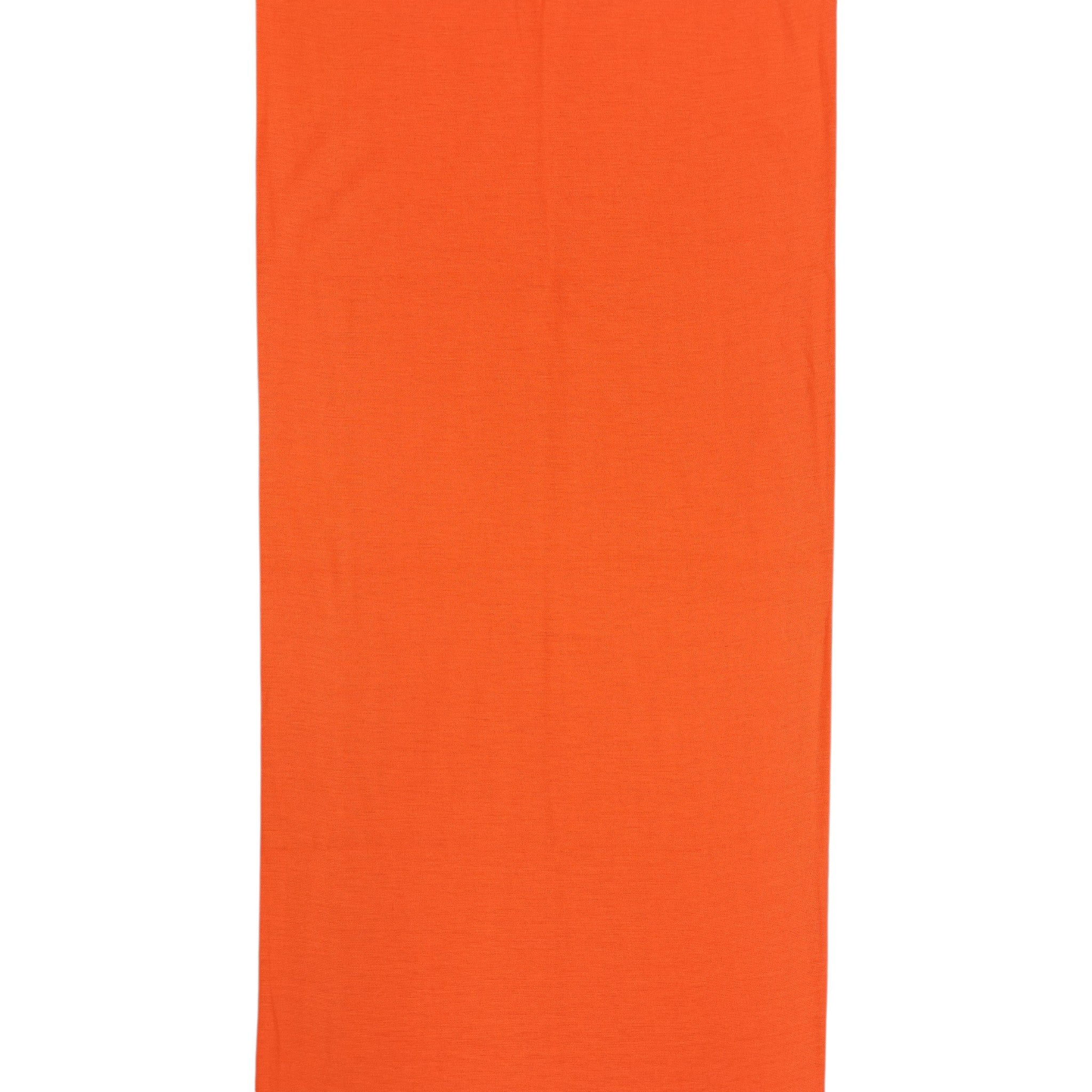 Bandana Alegonz Store de color anaranjado liso, accesorio versátil de tela suave para uso diario.